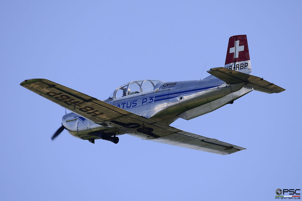 HB-RBP P3 Flyers Ticino Pilatus P-3-05 ; Serial. 473-22 @ Montagnana 2016 © Piti Spotter Club Verona