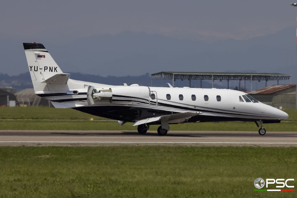 YU-PNK Ce560XLS+ 560-6209 Air Pink @ Aeroporto di Verona 30.04.2017  © Piti Spotter Club Verona