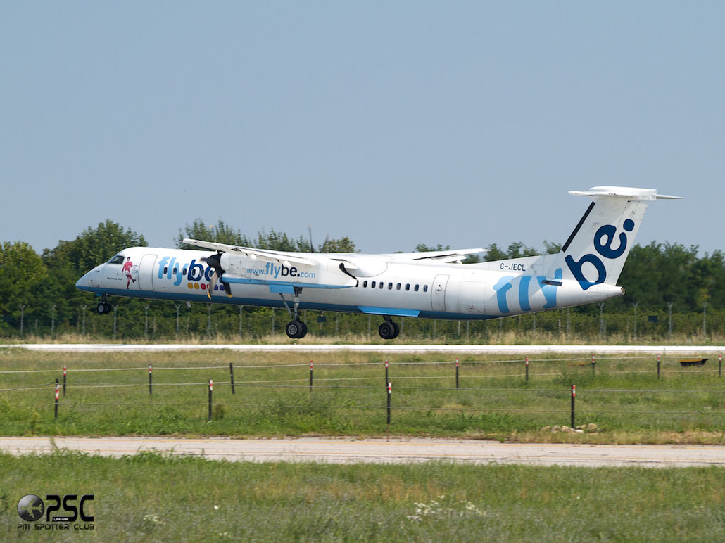 Dash 8 - MSN 4114 - G-JECL  - The George Best @ Aeroporto di Verona © Piti Spotter Club Verona