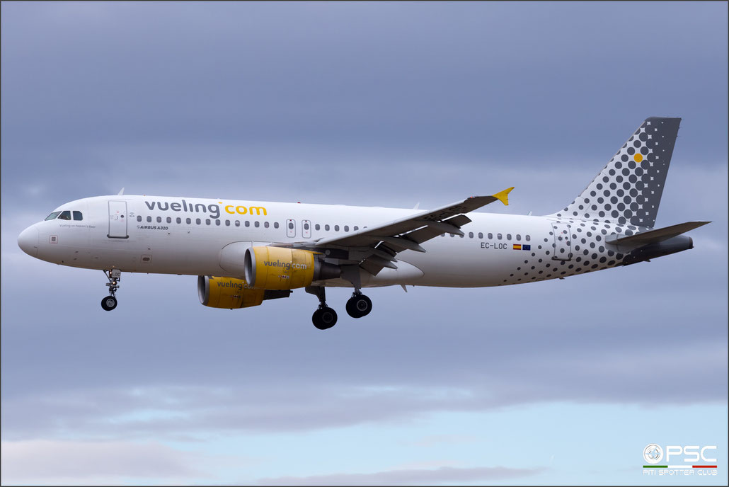 EC-LOC A320-214 4855 Vueling Airlines @ Barcelona 04.2023 © Piti Spotter Club Verona