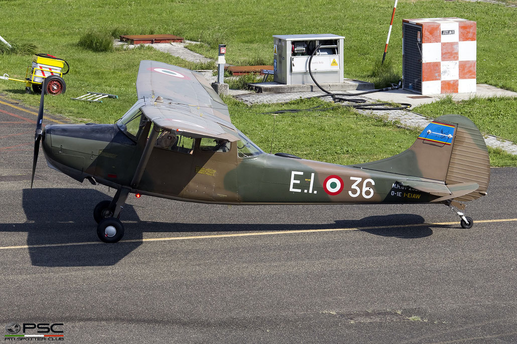  I-EIAW Cessna (Regal Air)Model 305C (L-19E/O-1E) Bird Dog, 00009 @ Reggio Emilia 05 2019  © Piti Spotter Club Verona