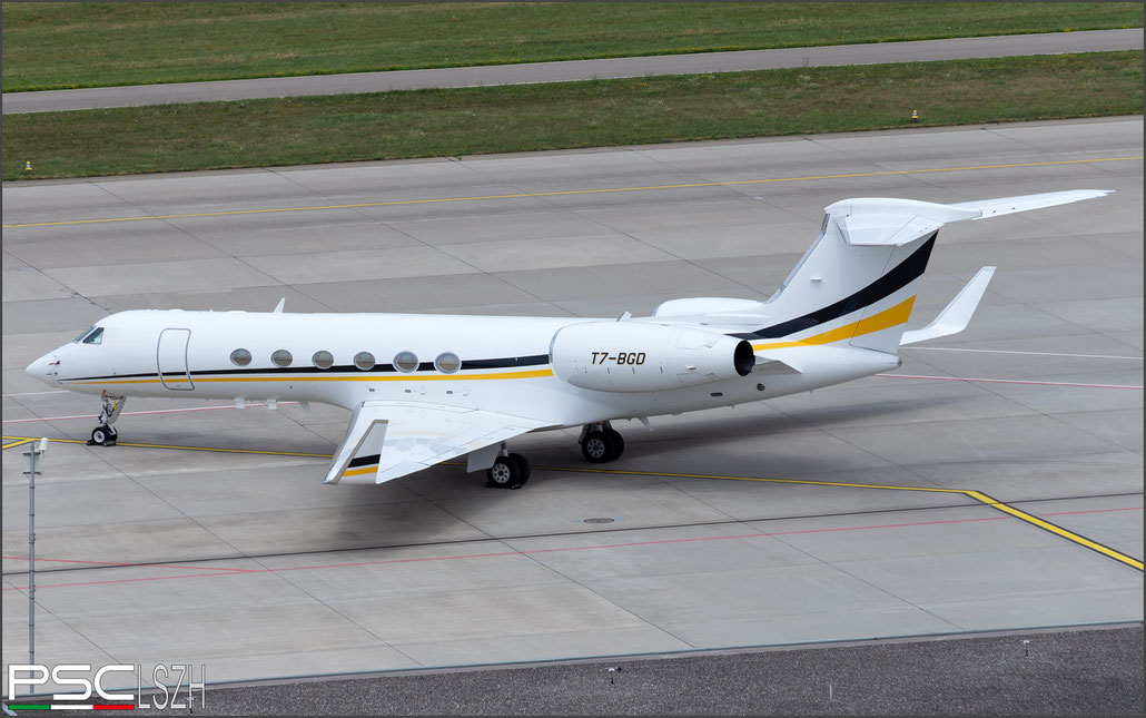 T7-BGD G-V 529 Nomad Aviation @ Zurich 07.2023 © Piti Spotter Club Verona