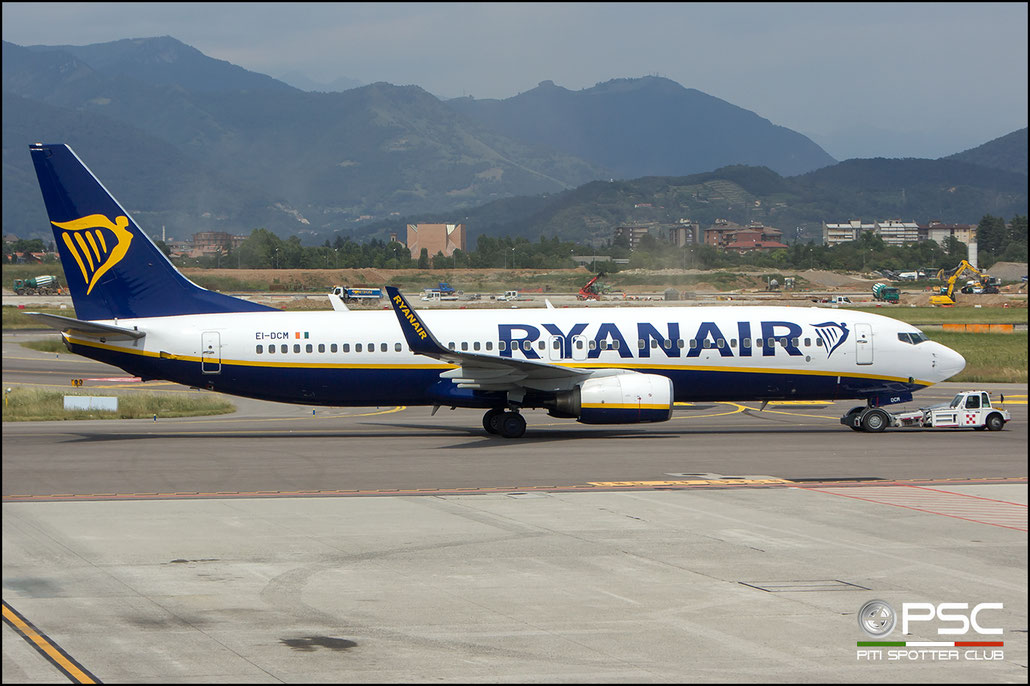 EI-DCM B737-8AS 33807/1578 Ryanair @ Bergamo 08.2018 © Piti Spotter Club Verona