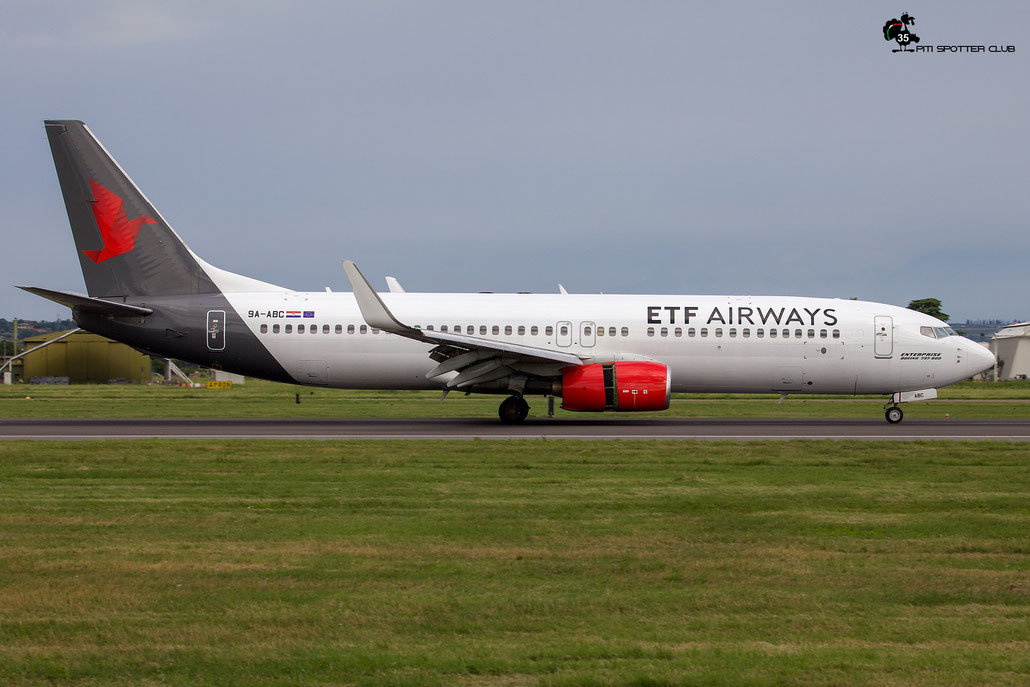 9A-ABC B737-8Q8 30667/1448 ETF Airways @ Aeroporto di Verona - 08/2023  © Piti Spotter Club Verona