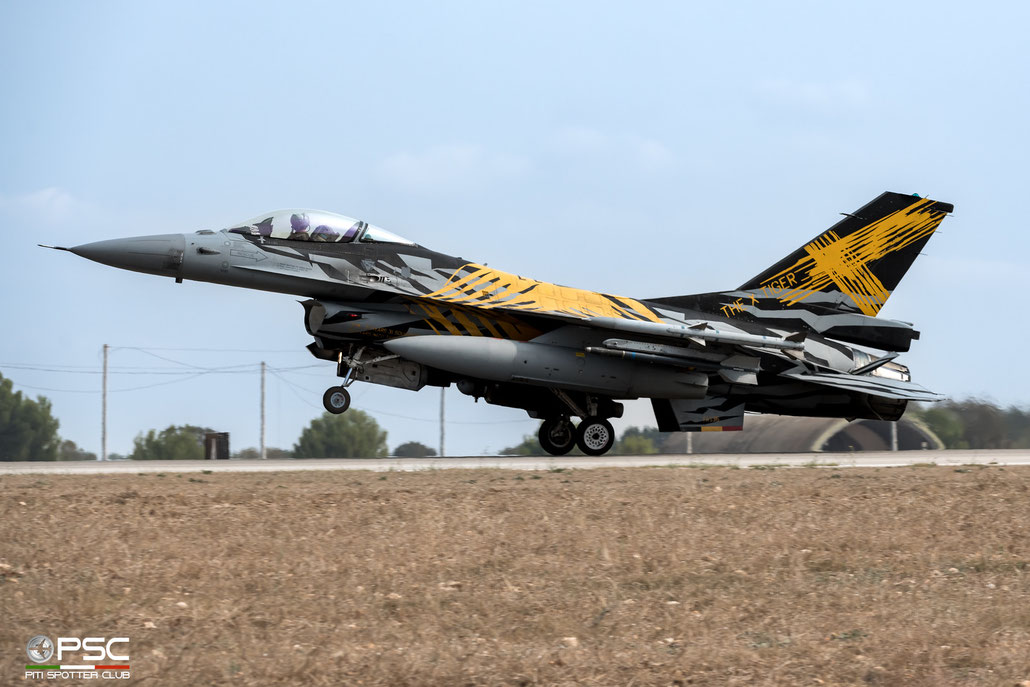 FA136  F-16AM 6H-136 10w Active @ Tiger Meet Gioia del Colle 10 2023 © Piti Spotter Club Verona