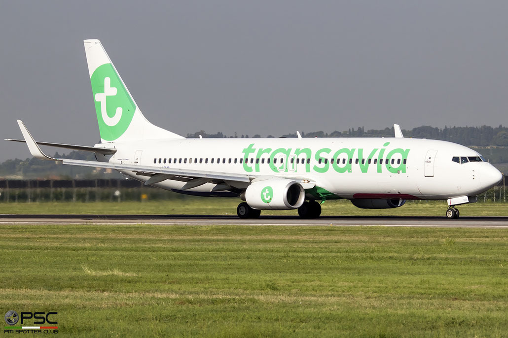 PH-HZO B737-8K2 34169/2243 Transavia Airlines @ Aeroporto di Verona 08.2019  © Piti Spotter Club Verona