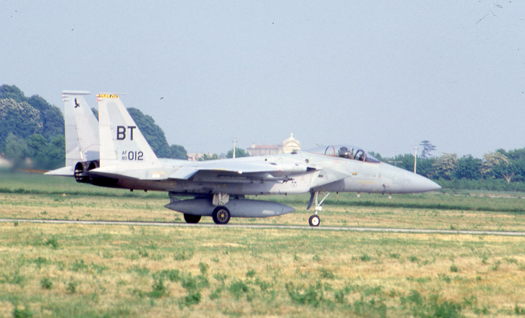 80-0012  ZZ  F-15C-27-MC  649/C161 @ Aeroporto di Verona   © Piti Spotter Club Verona