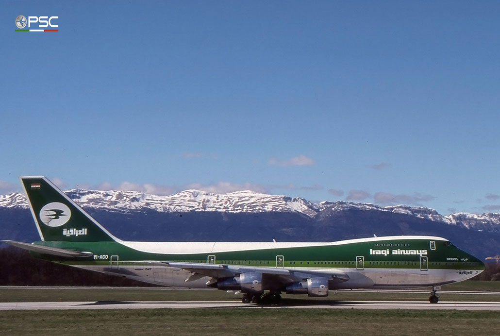  YI-AGO B747-270C 21181/289 Iraqi Airways © 2018 courtesy of Marco Ceschi - Piti Spotter Club Verona
