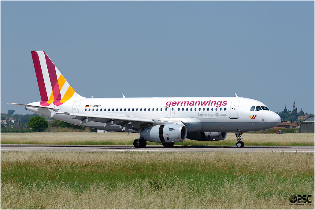 D-AGWU A319-132 5457 Germanwings @ Aeroporto di Verona © Piti Spotter Club Verona
