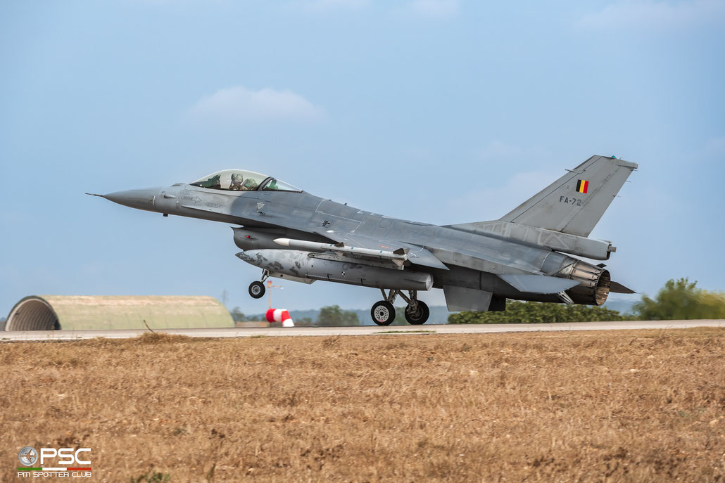 FA72  F-16AM 6H-72 2w Active @ Tiger Meet Gioia del Colle 10 2023 © Piti Spotter Club Verona