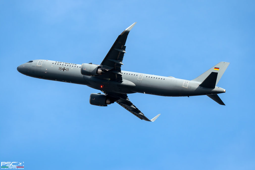 15+11  A321-251NX 10528 FBS BMVg @ Colonia/Bonn 02.2024 © Piti Spotter Club Verona