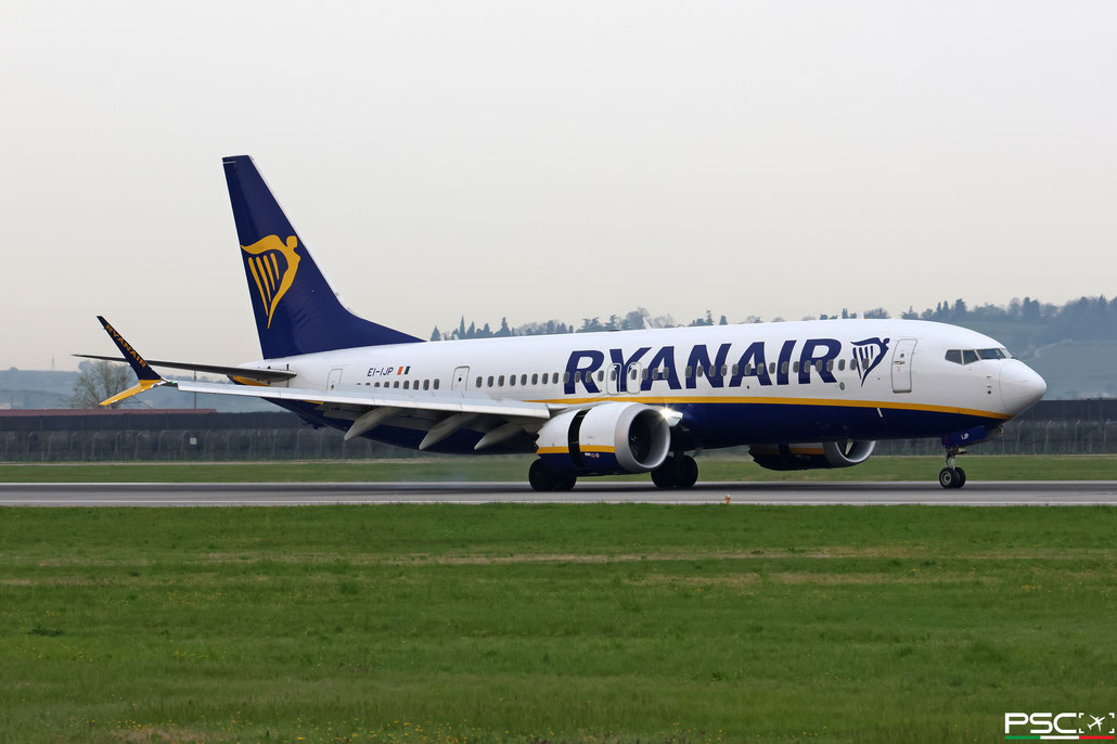 EI-IJP Boeing 737-8 MAX 200 67103 8922 LEAP-1B27  Ryanair 2024  @ Verona Villafranca 03 2026 © Piti Spotter Club Verona