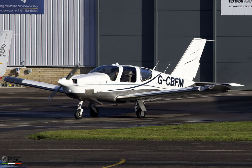 G-CBFM · Socata TB-21 Trinidad Turbo · Private @ Gloucester 11 2017 © Piti Spotter Club Verona