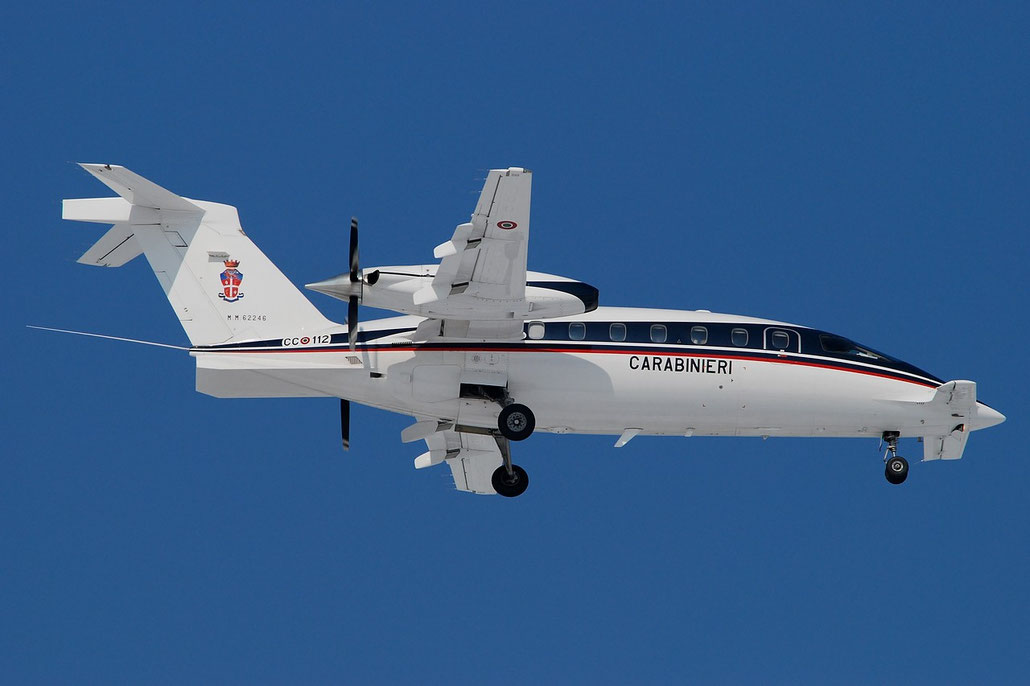 MM62246 Italy - Arma dei Carabinieri Piaggio P-180 Avanti - MM62246 @ Aeroporto di Verona © Piti Spotter Club Verona