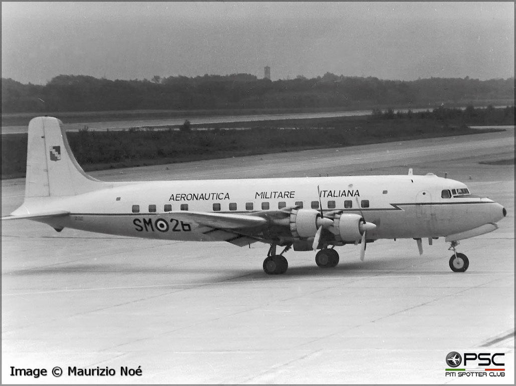 MM61922 31-26 DC-6 43216/165 Aeronautica Militare Italiana - © collezione Maurizio Noè p.g.c. - Piti Spotter Club Verona