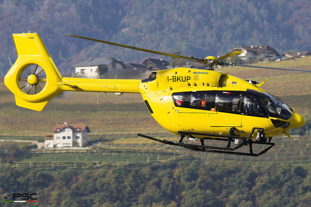 I-BKUP  Airbus Helicopters H145 [BK117D2] ( c/n 20158 ) - mfg: 2017 @ Aeroporto di Bolzano 04 2025 © Piti Spotter Club Verona