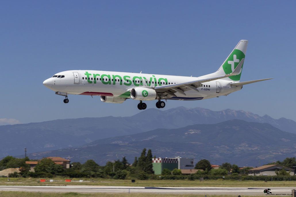 F-GZHU B737-8K2 41352/5491 Transavia France @ Aeroporto di Verona - 17/07/2016 © Piti Spotter Club Verona