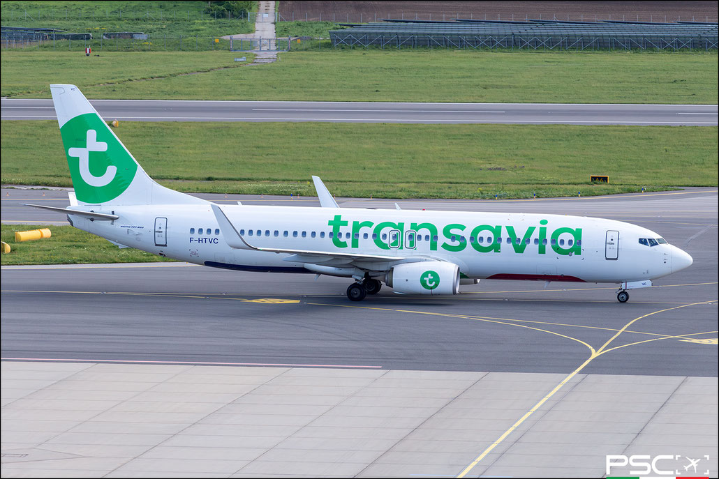 F-HTVC Boeing 737-8K2 62150 5844 cfm56-7BE  Transavia France 2016 @ Vienna Airport 04 2024 © Piti Spotter Club Verona
