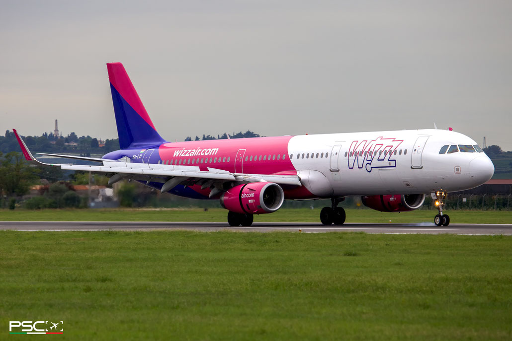 HA-LXI Airbus A321-231 7280  V2533-A5  Wizz Air 2016 @ Verona 09 2024 © Piti Spotter Club Verona
