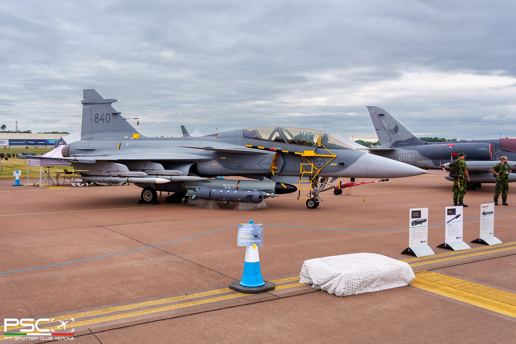 39840 840 JAS39D 39-840 F21 @ RIAT 2024 © Piti Spotter Club Verona