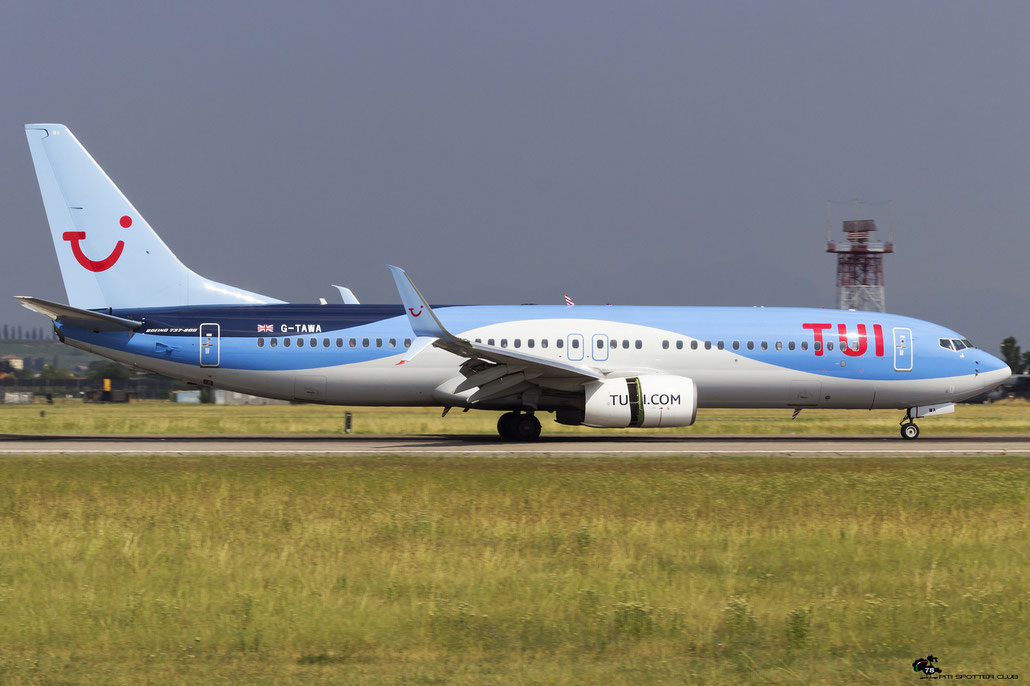 G-TAWA B737-8K5 37264/3907 Thomson Airways @ Aeroporto di Verona 17.06.2017  © Piti Spotter Club Verona