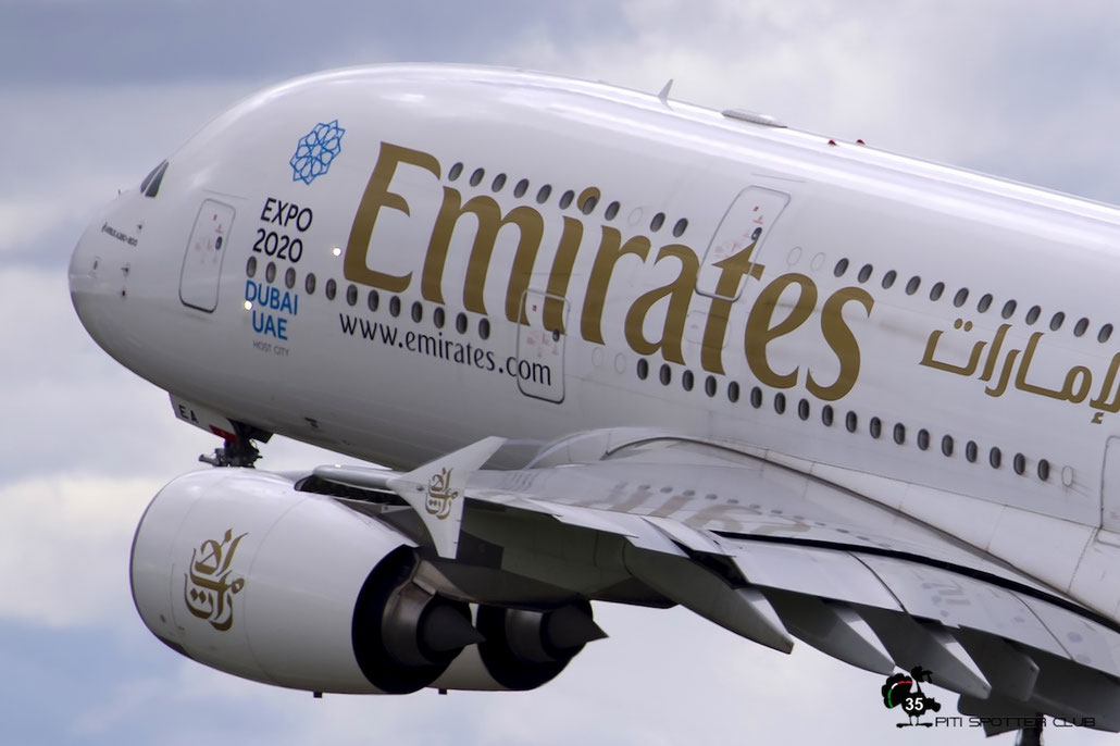 A6-EEA A380-861 108 Emirates @ Manchester Airport 21.06.2015 © Piti Spotter Club Verona