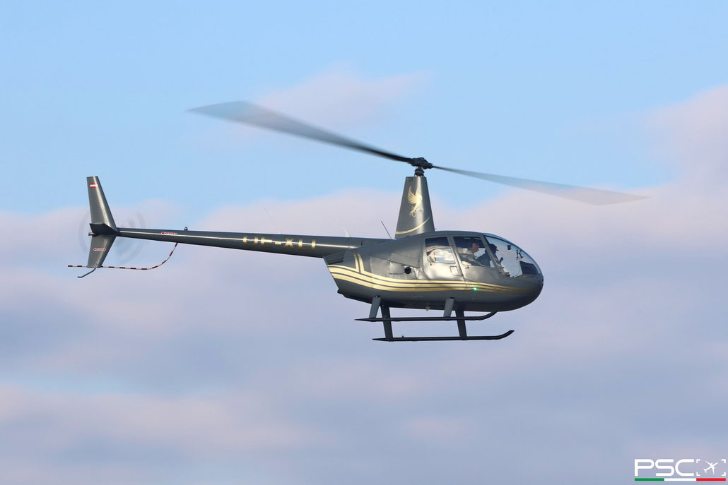 OE-XLI - Robinson - R44 Clipper - Private @ Verona Villafranca 12 2025 © Piti Spotter Club Verona