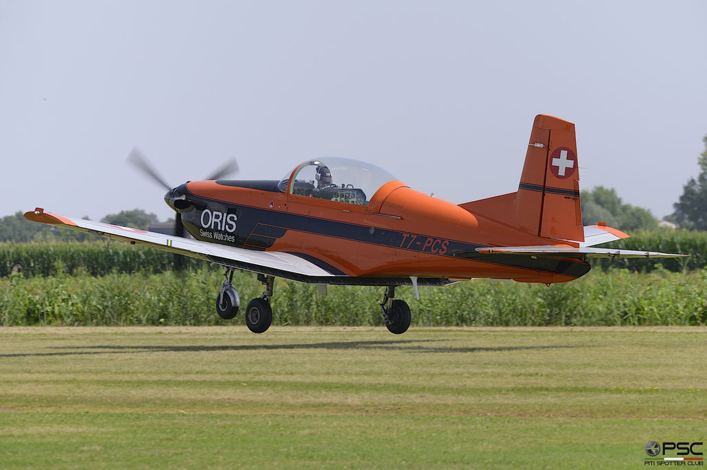 T7-PCS (1982 Pilatus PC-7 C/N 318) @ Montagnana  © Piti Spotter Club Verona