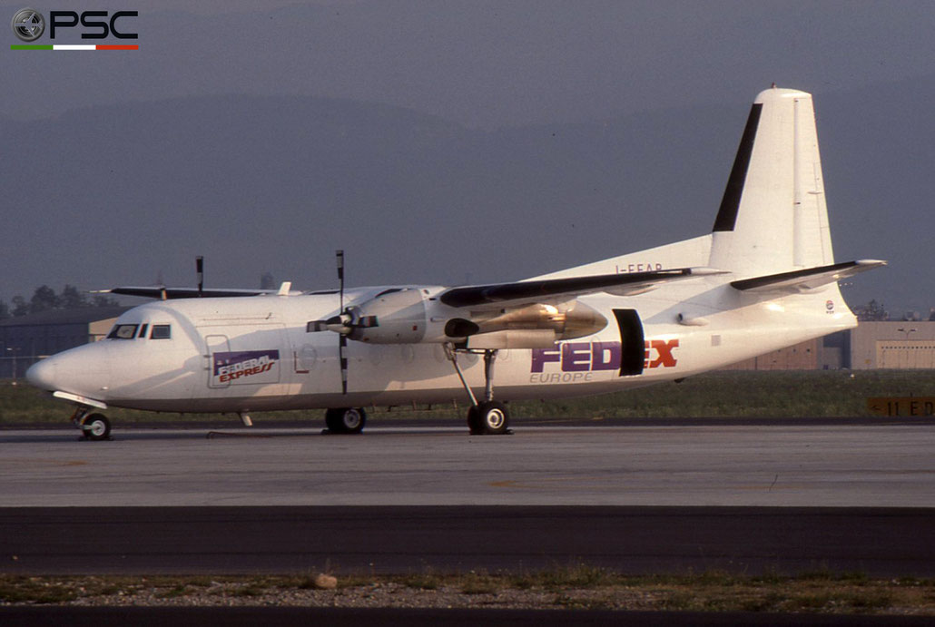 I-FEAB F27-600 10386 FedEx Express - Federal Express © 2018 courtesy of Marco Ceschi - Piti Spotter Club Verona