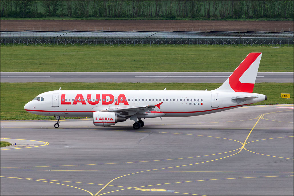 9H-LMJ Airbus A320-214 5140  cfm56-5B4/3  Lauda Europe (GECAS) 2012 @ Vienna Airport 04 2024 © Piti Spotter Club Verona