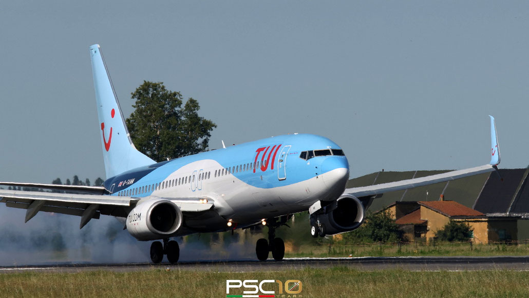 G-TAWW B737-8K5 41663/5369 TUI Airways @ Aeroporto di Verona - 07/2023  © Piti Spotter Club Verona