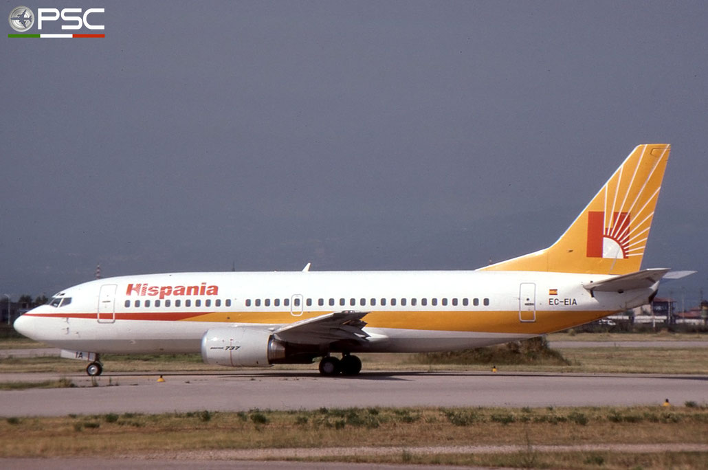 EC-EIA B737-3Y0 23923/1540 Hispania Líneas Aéreas © 2017 courtesy of Marco Ceschi - Piti Spotter Club Verona