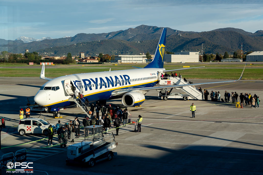 9H-QDU B737-800 44770/6276 Malta Air (Ryanair) @ Bergamo 11 2023 © Piti Spotter Club Verona