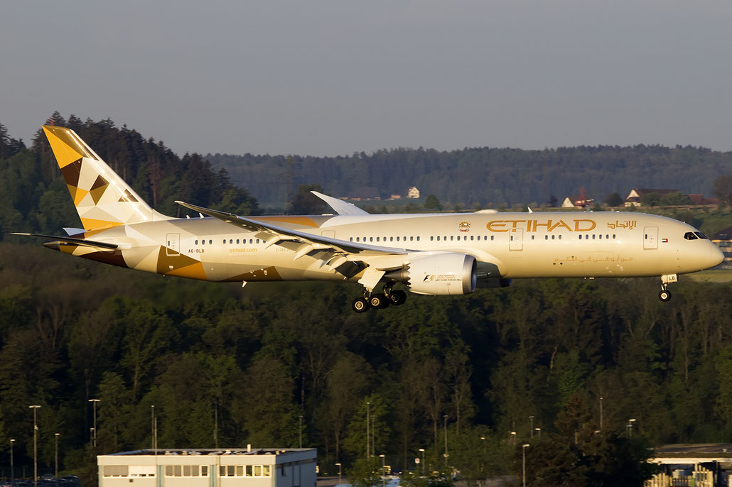 A6-BLB B787-9 39647/253 Etihad Airways @ Zurich Airport 05.2016 © Piti Spotter Club Verona