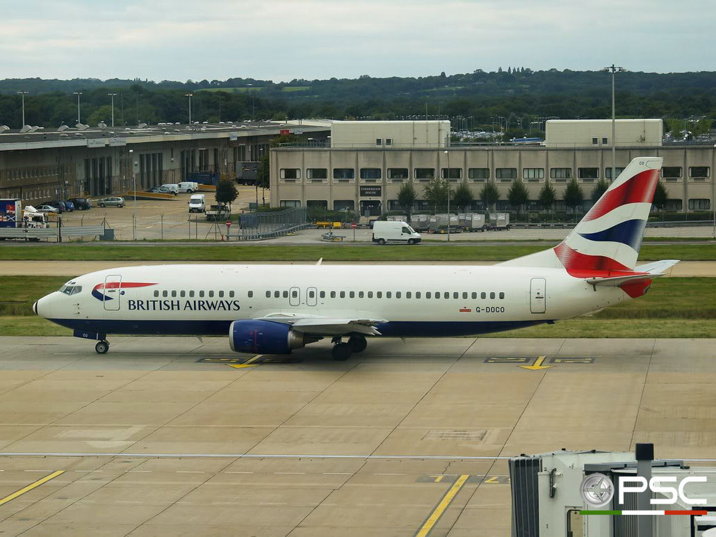 G-DOCO B737-436 25849/2381 British Airways @ London Gatwick Airport 31.08.2007 © Piti Spotter Club Verona