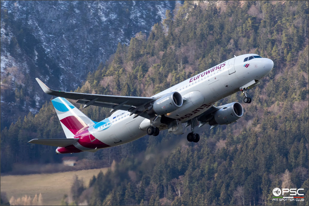 9H-EWC A320-214 7012 Eurowings Europe @ Innsbruck 02.2023 © Piti Spotter Club Verona