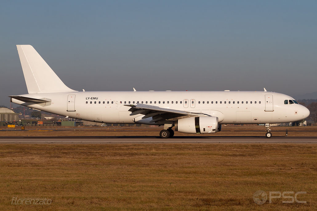 LY-EMU A320-233 2118 GetJet Airlines @ Aeroporto di Verona 16.02.2019  © Piti Spotter Club Verona