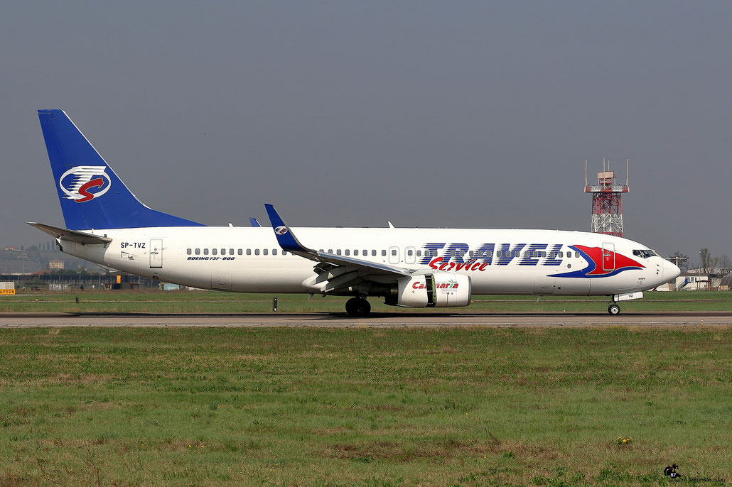 SP-TVZ B737-8BK 29643/2303 Travel Service Poland @ Aeroporto di Verona 25.03.2017  © Piti Spotter Club Verona