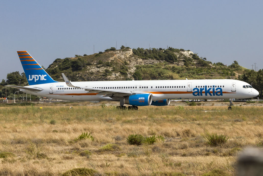4X-BAU B757-3E7 30178/906 Arkia Israeli Airlines @ Rhodes Airport 06.07.2015 © Piti Spotter Club Verona