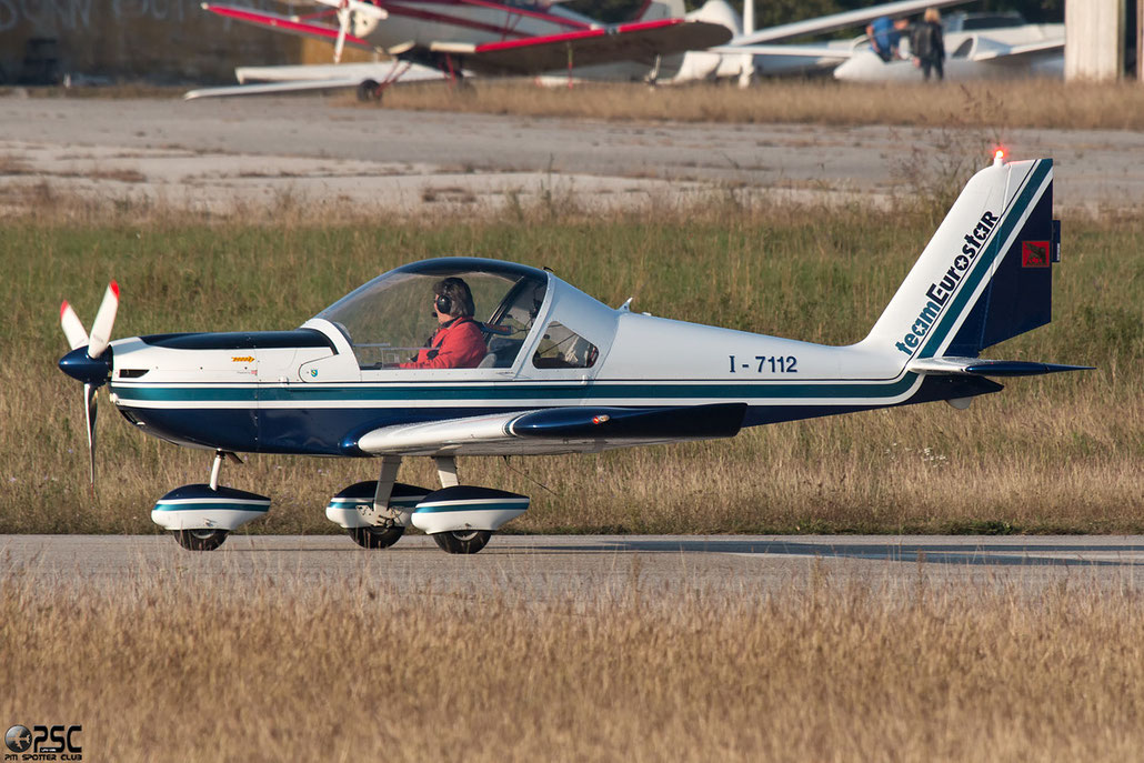 I-7112 - Evektor-Aerotechnik EV-97 Eurostar @ Aeroporto Verona Boscomantico © Piti Spotter Club Verona