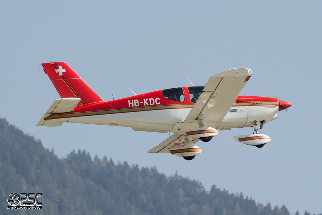 HB-KDC SOCATA Tobago TOBA @ Aeroporto di Bolzano © Piti Spotter Club Verona