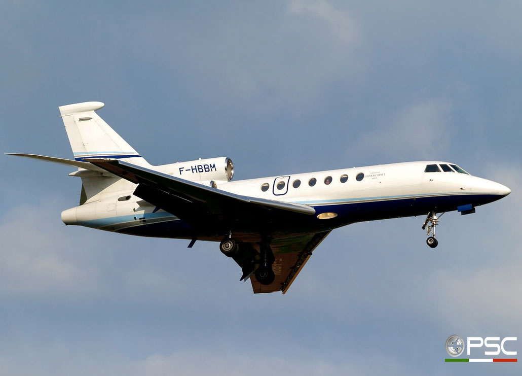F-HBBM Falcon 50 16 Bernard Magrez @ Aeroporto di Verona 05.04.2008  © Piti Spotter Club Verona