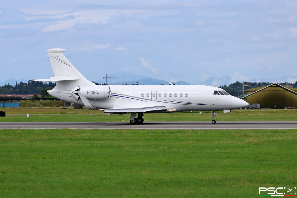 I-MIRL Dassault Falcon 2000LX 302     2015  Alba Servizi Aerotrasporti  @ Aeroporto di Verona 08 2025 © Piti Spotter Club Verona