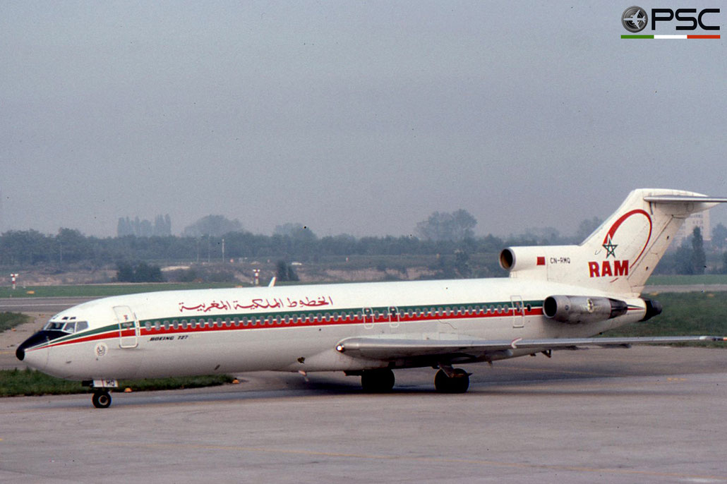 CN-RMQ B727-2B6 21299/1247 Royal Air Maroc © 2018 courtesy of Marco Ceschi - Piti Spotter Club Verona