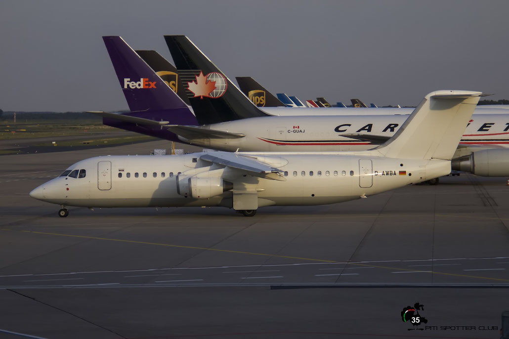D-AWBA BAe146-300 E3134 WDL Aviation @ Cologne Airport 08.2015 © Piti Spotter Club Verona