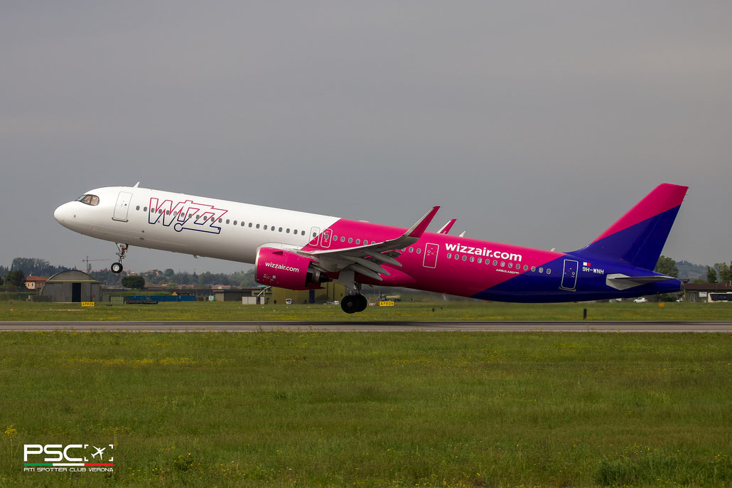 9H-WNH Airbus A321-271NX 11778  PW1133G  Wizz Air Malta 2023  @ Aeroporto di Verona 04 2024 © Piti Spotter Club Verona