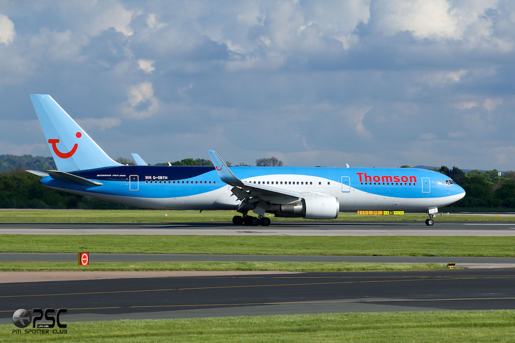 G-OBYH B767-304ER 28883/737 Thomson Airways @ Manchester Airport 13.05.2014 © Piti Spotter Club Verona