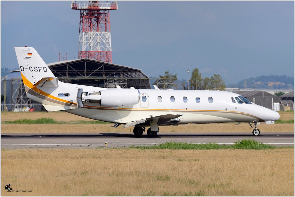 D-CSFD Ce560XL 560-5022 SFD Stuttgarter Flugdienst @ Aeroporto di Verona © Piti Spotter Club Verona