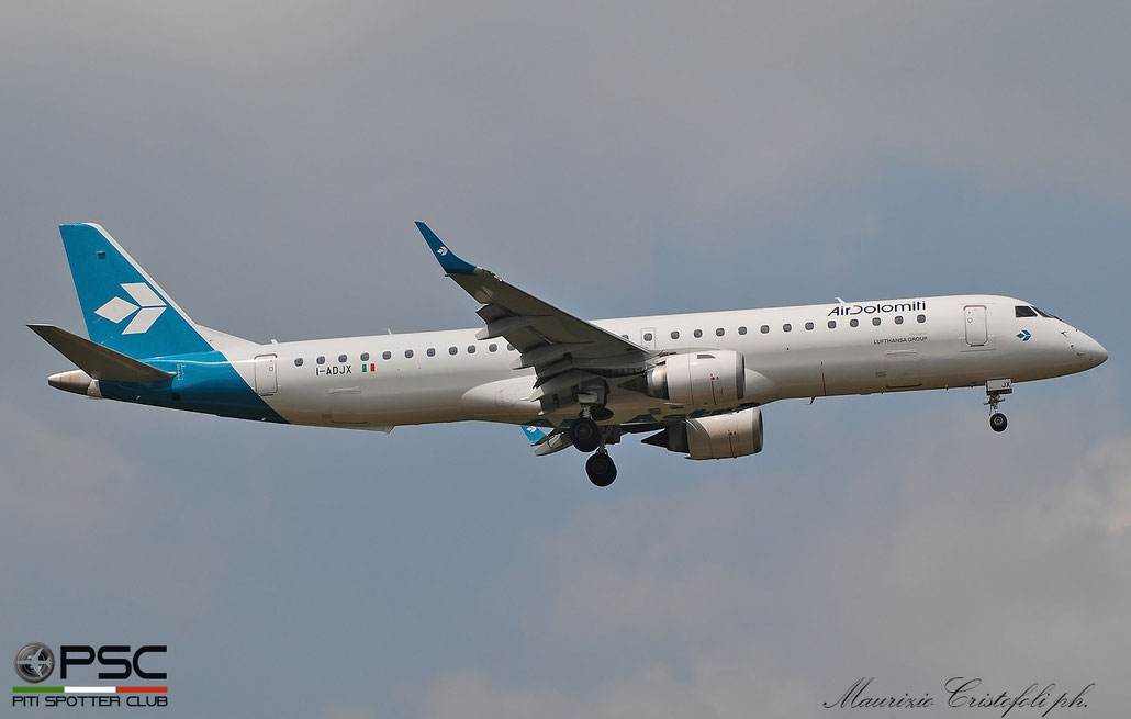 I-ADJX  ERJ195LR  19000305  Air Dolomiti @ Aeroporto di Verona 2020 © Piti Spotter Club Verona