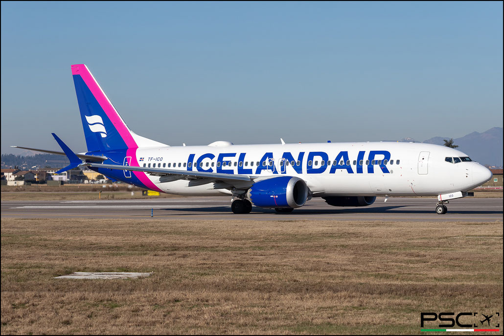 TF-ICO B737-8 44358/7410 Icelandair @ Aeroporto di Verona 01 2024 © Piti Spotter Club Verona